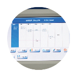 7寸TFT高清真彩全觸摸液晶屏，曲線圖形實時顯示程序