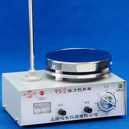 上海司樂(lè)95-2定時(shí)恒溫磁力攪拌器