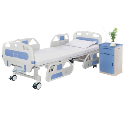 上海躍進01D手搖式病床病人醫(yī)療升降護理床